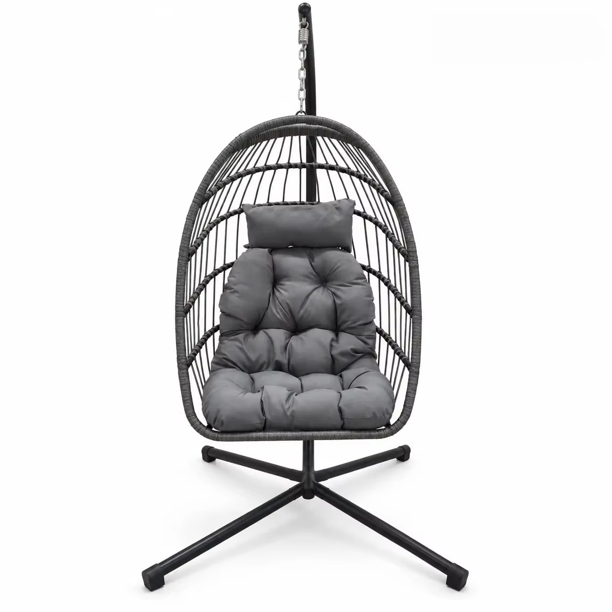 Kids Outdoor Furniture Set - Ayunan Teras dengan Rangka, Set Furnitur