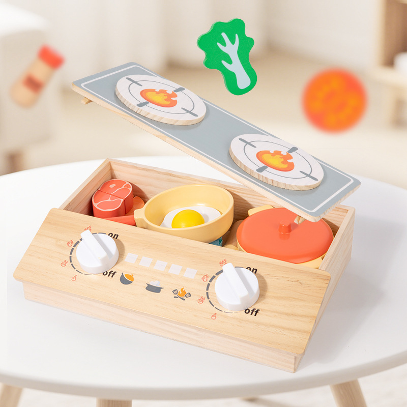 Mainan Dapur Kayu Kawaii untuk - Kids Outdoor Kitchen Accessories ulasan dan harga
