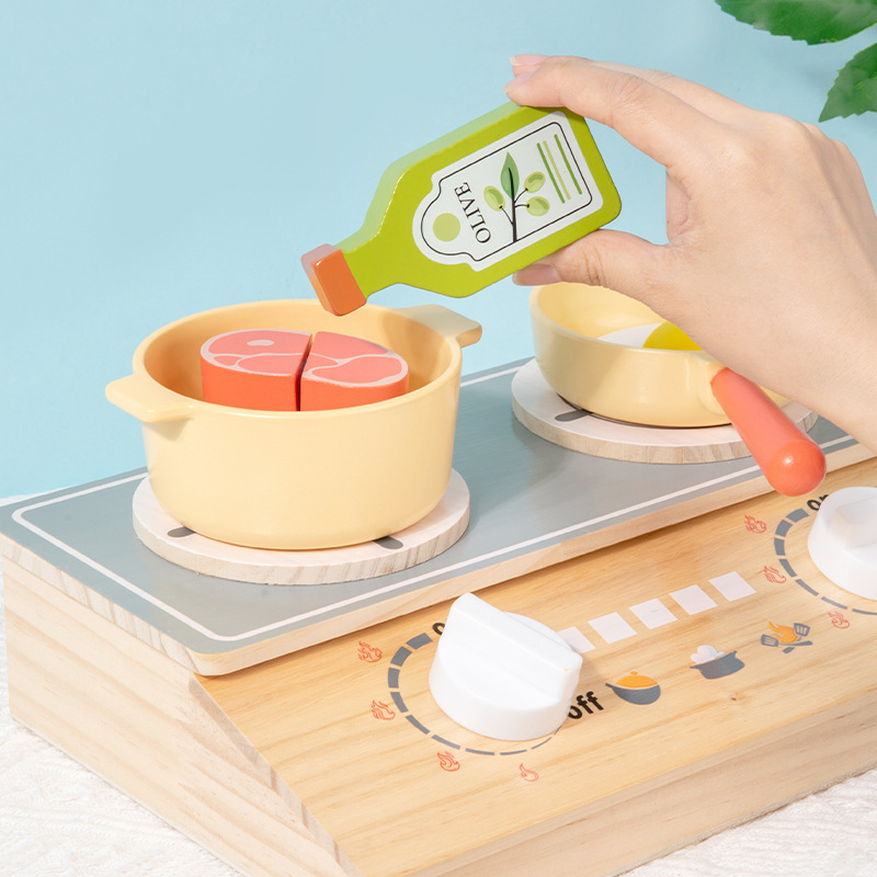Mainan Dapur Kayu Kawaii untuk - Kids Outdoor Kitchen Accessories ulasan dan harga