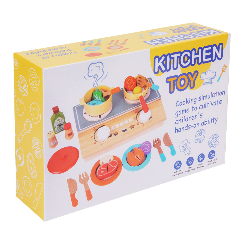 Mainan Dapur Kayu Kawaii untuk - Kids Outdoor Kitchen Accessories ulasan dan harga