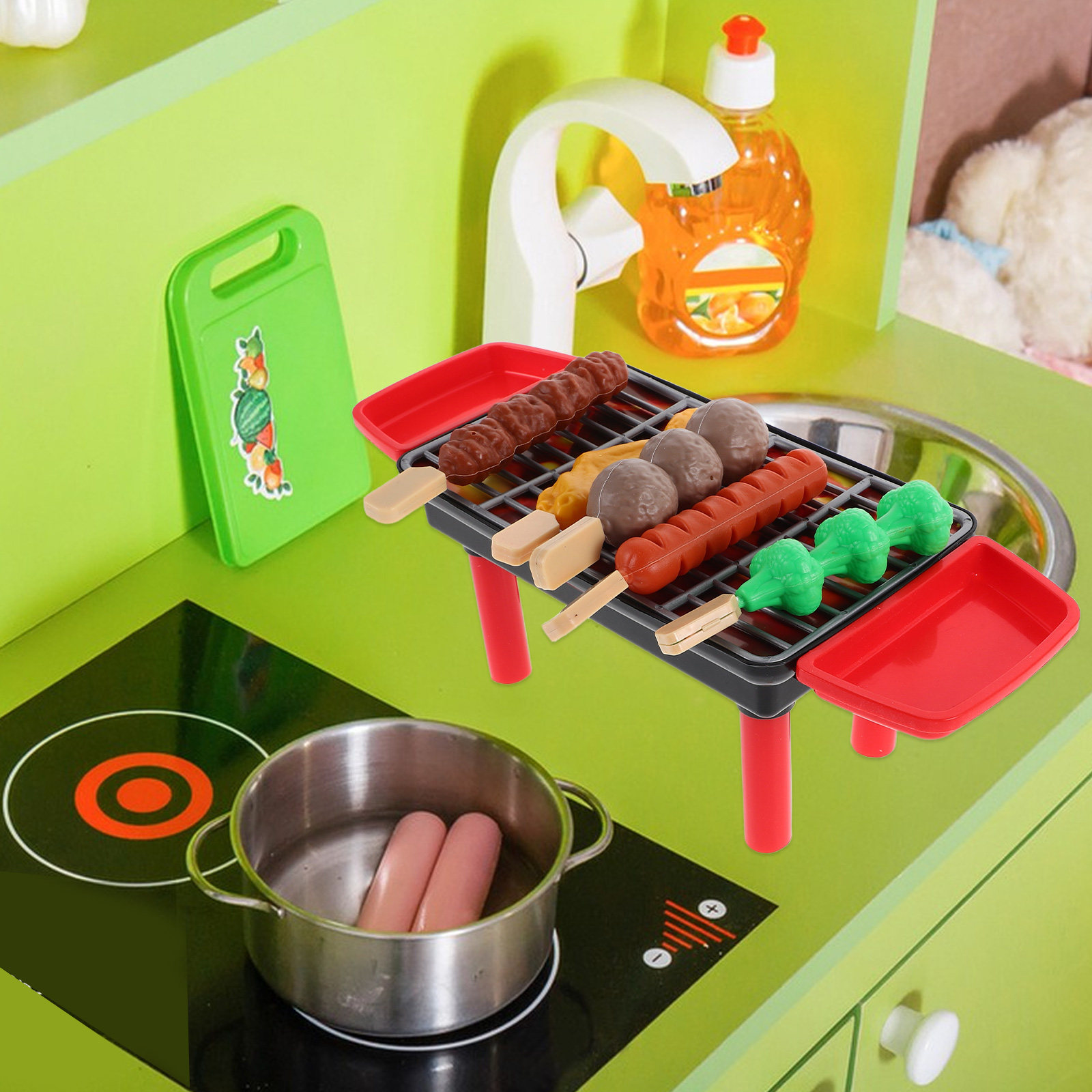 20 Buah Set Mainan Pemanggang  - Kids Outdoor Kitchen Accessories ulasan dan harga