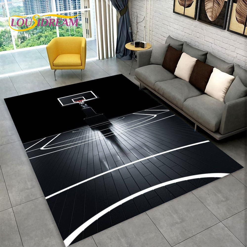 Karpet Area kartun basket 3D b - Kids Outdoor Area ulasan dan harga